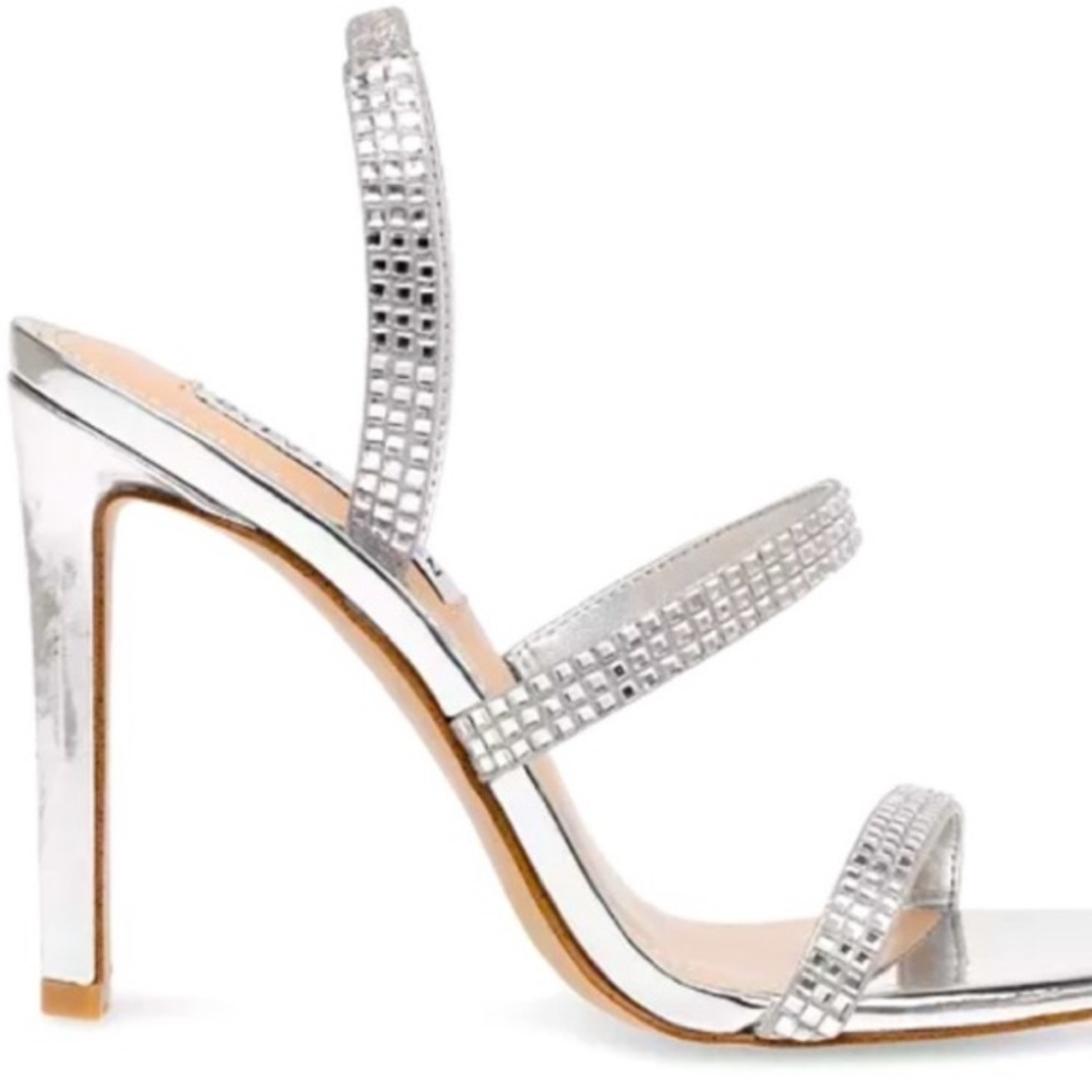 Steve Madden Rhinestone Strappy Sandal - Picture 2 of 5